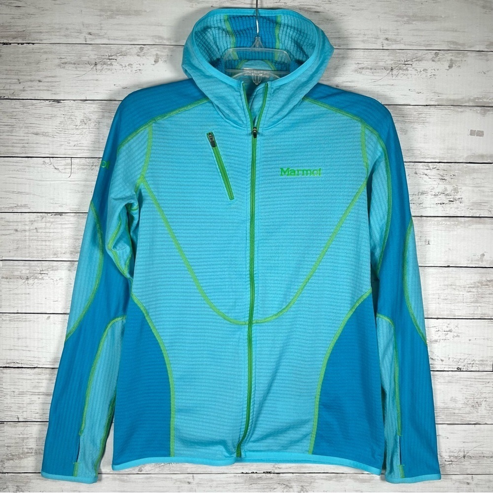 Marmot Neothermo Plates Power Dry Fleece Athleisure Hoodie Jacket M